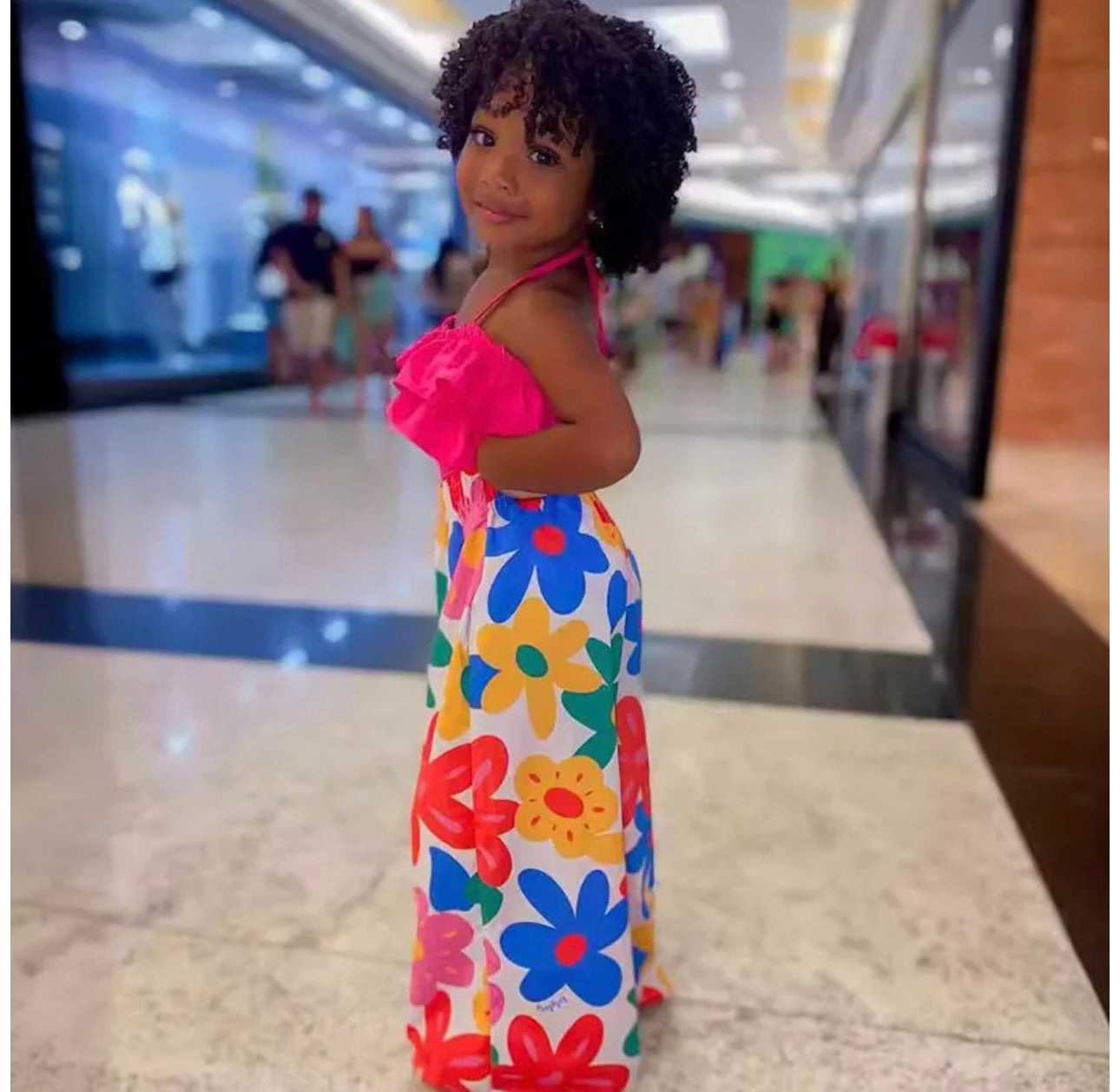 Floral Cord Set- Vacation Wear