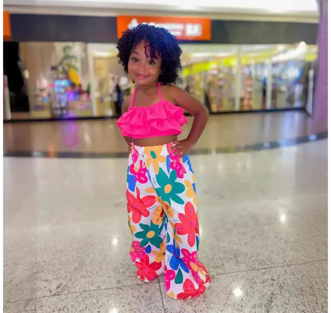 Floral Cord Set- Vacation Wear