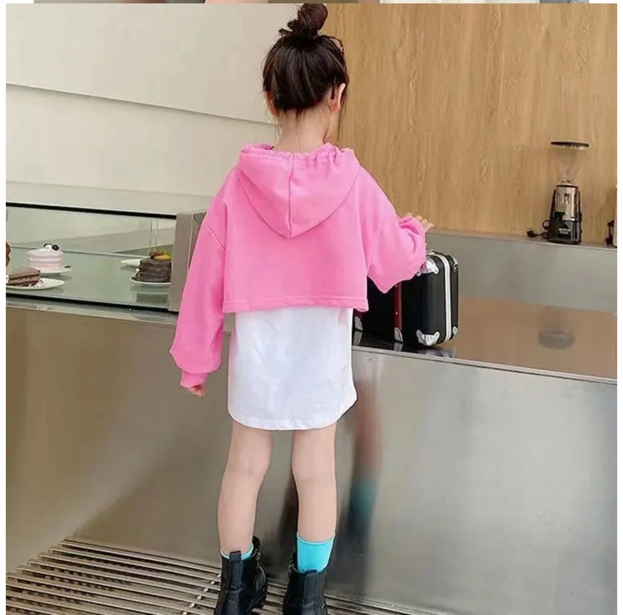 Dress with Hoodie- Vacation wear