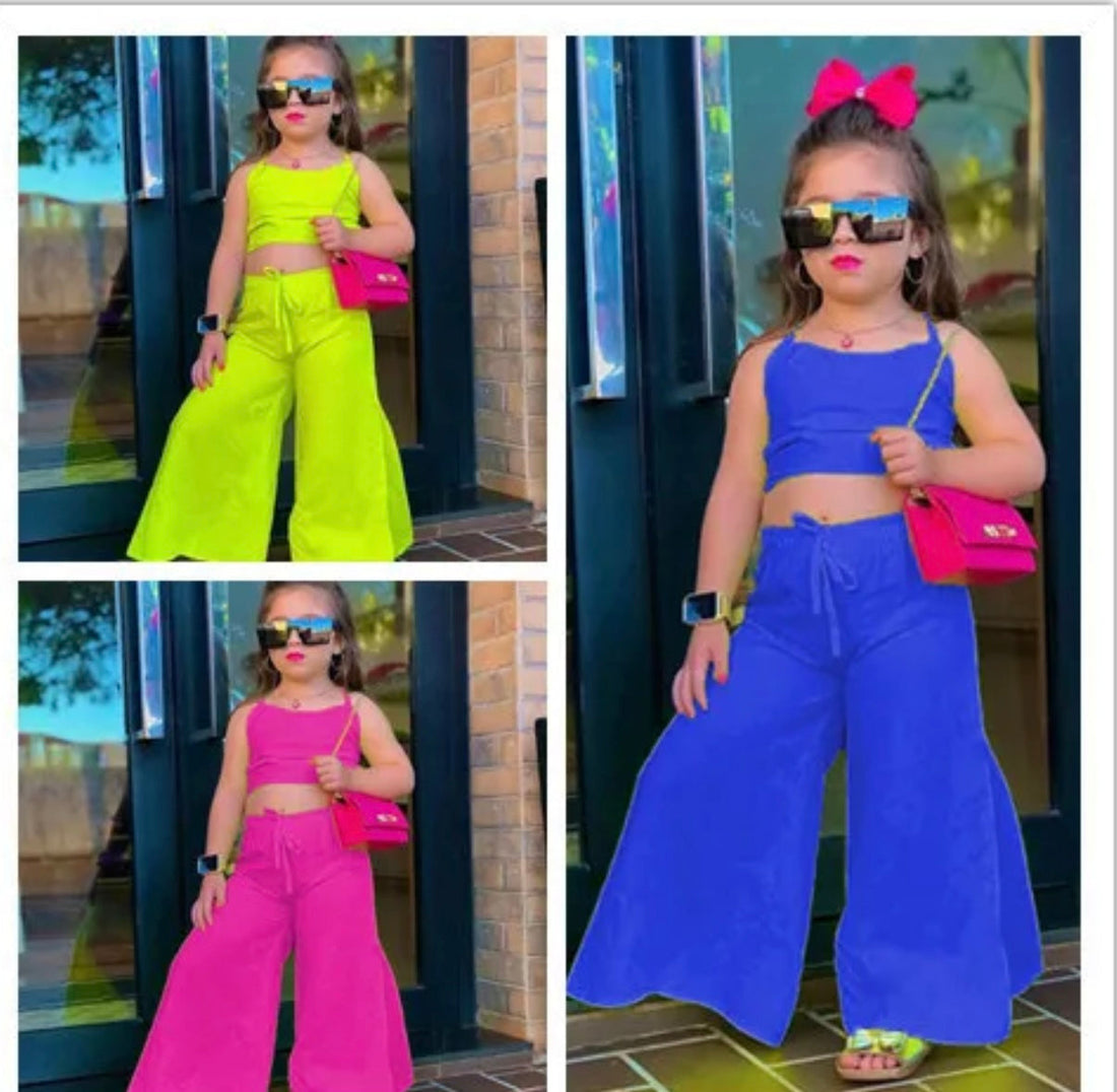 Hot Pink Cord Set( with side slit)-Vacation wear