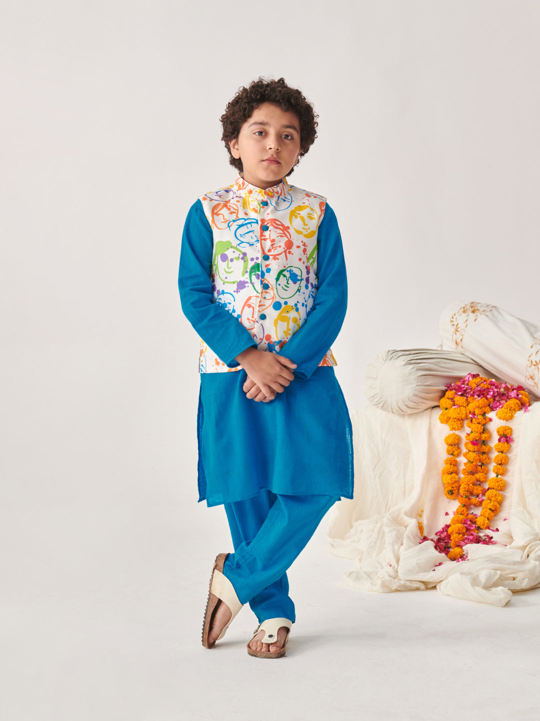 Boys Regular Kurta With Pyjamas